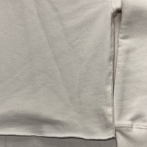 Abercrombie & Fitch Y2K Quarter Zip Jacket Cozy White Women's Medium Long Sleeve - Picture 10 of 10